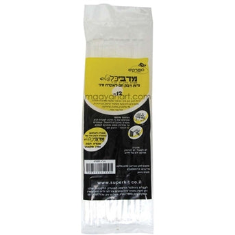 נרות דבק חם שקופים מתאימים לאקדח מיני