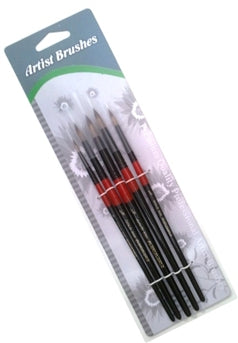 סט מכחולים עגולים