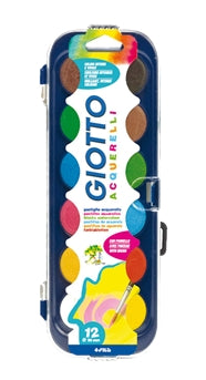 צבעי מים 12 גוונים GIOTTO