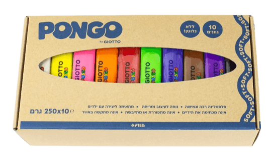 פלסטלינה 10 גוונים