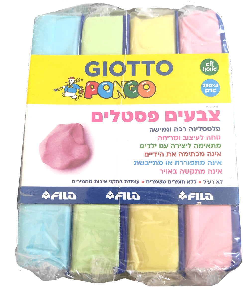 פלסטלינה צבעים פסטלים GIOTTO