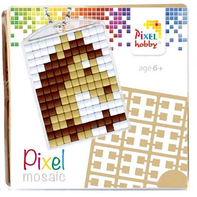 פיקסל הובי - מחזיק מפתחות סוס - Pixelhobby