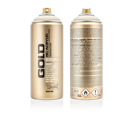ספריי צבע Montana GOLD 400 מ"ל - G1400 Bone (עצם)