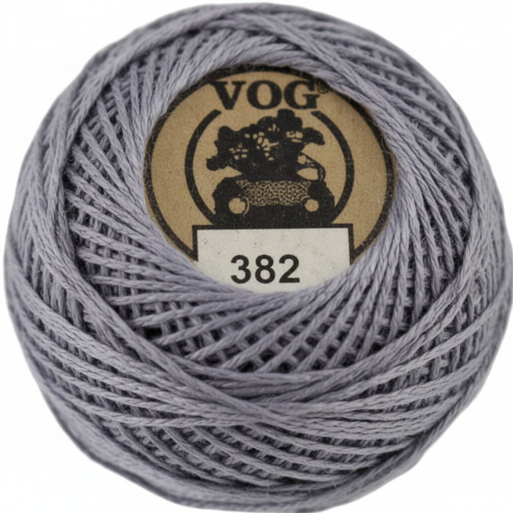 חוט רקמה ווג VOG 8 - אפור 382