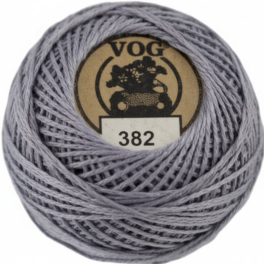 חוט רקמה ווג VOG 8 - אפור 382